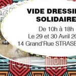 Vide dressing solidaire par l'association ACPAHU