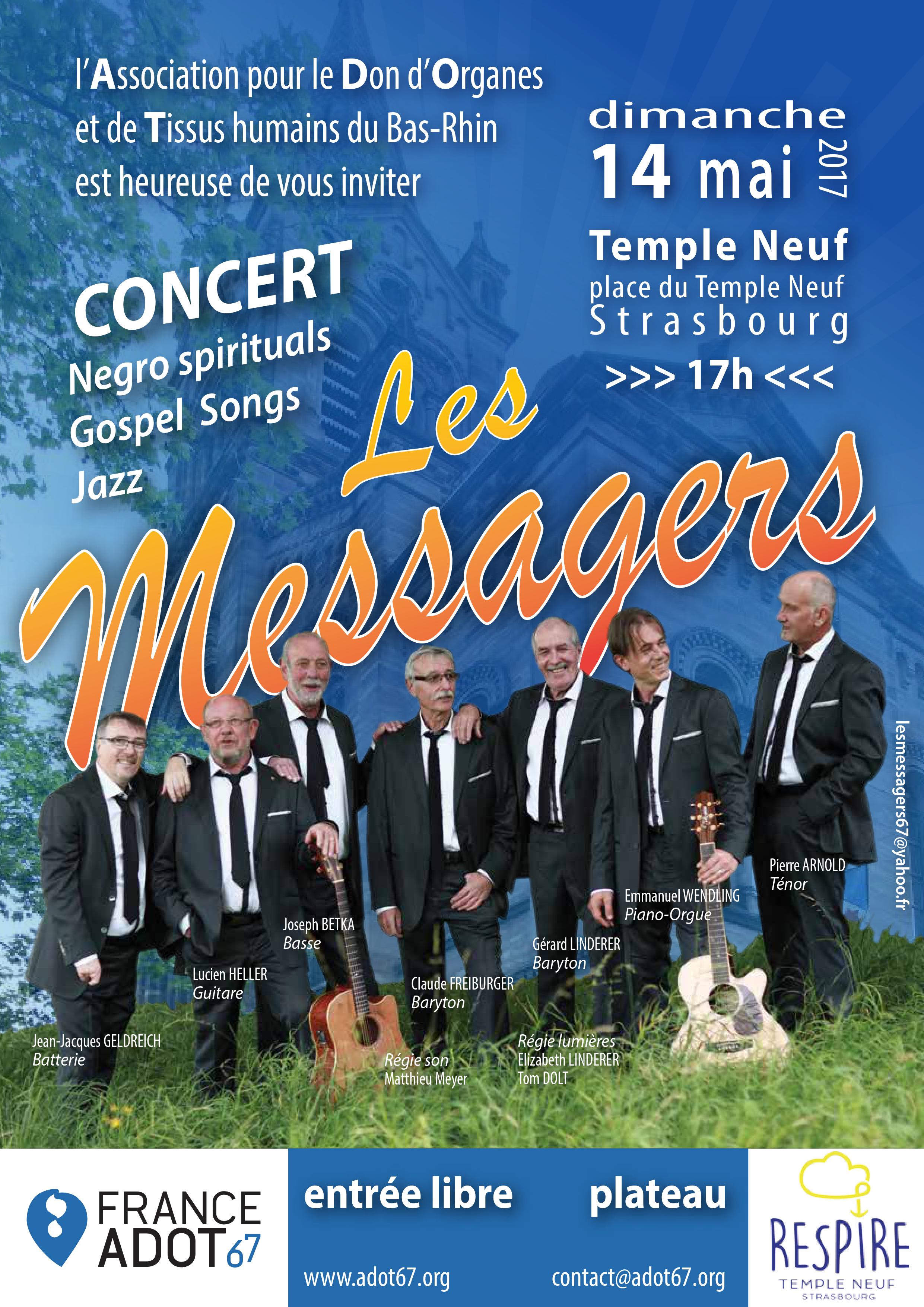 Concert LES MESSAGERS