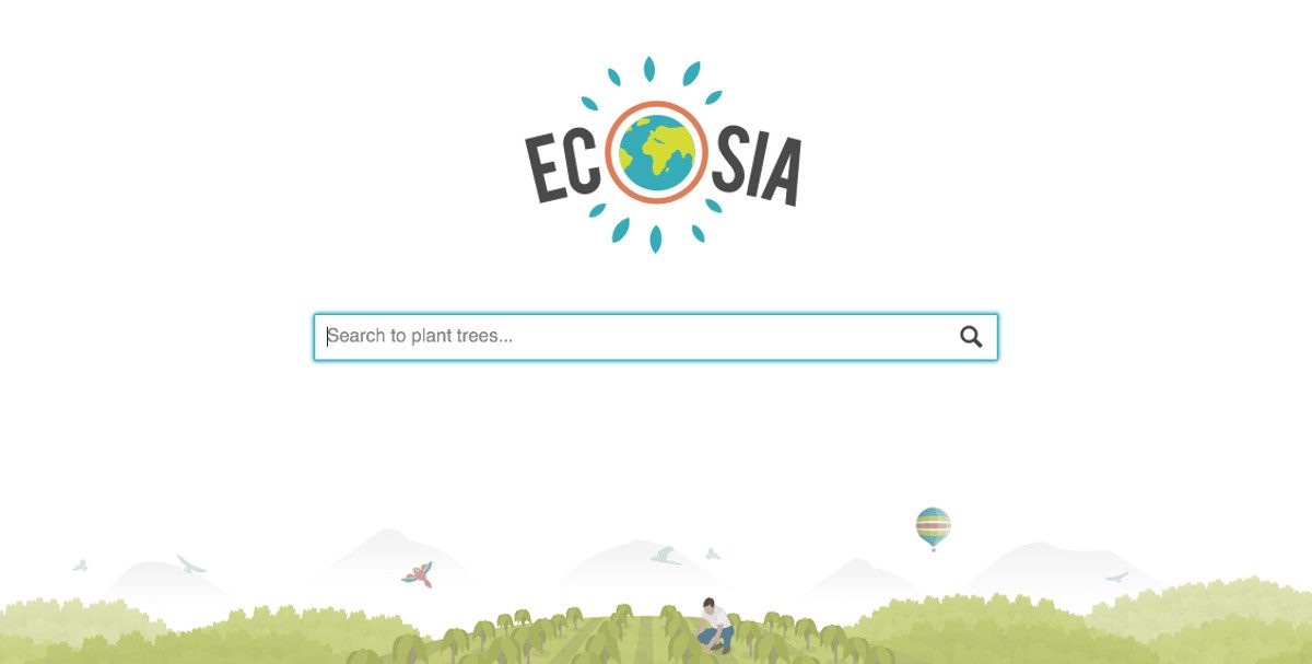 Le fondateur précise que les membres d’Ecosia adoptent un mode de vie et de travail pour soutenir le développement durable.