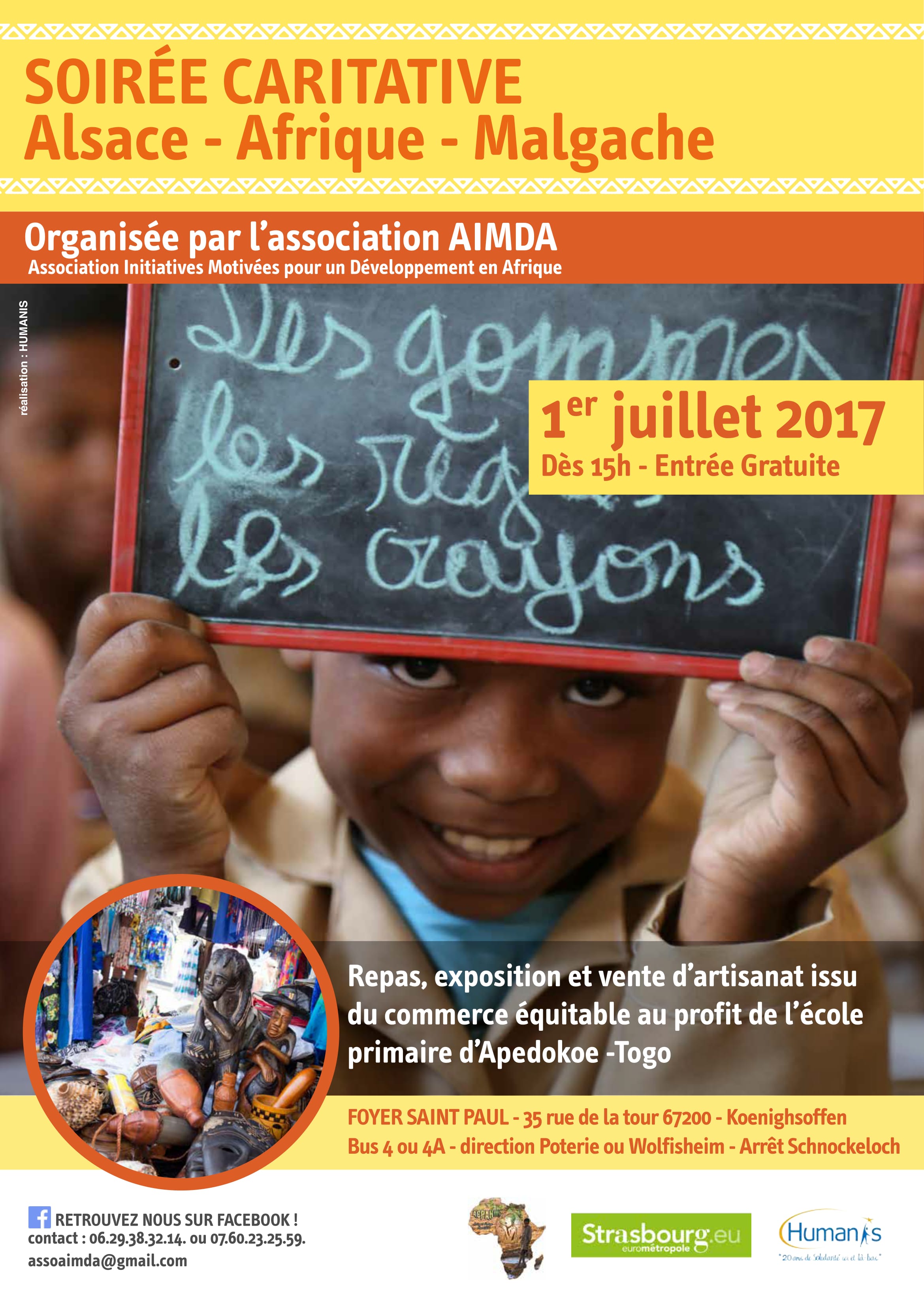 Soirée caritative par AIMDA