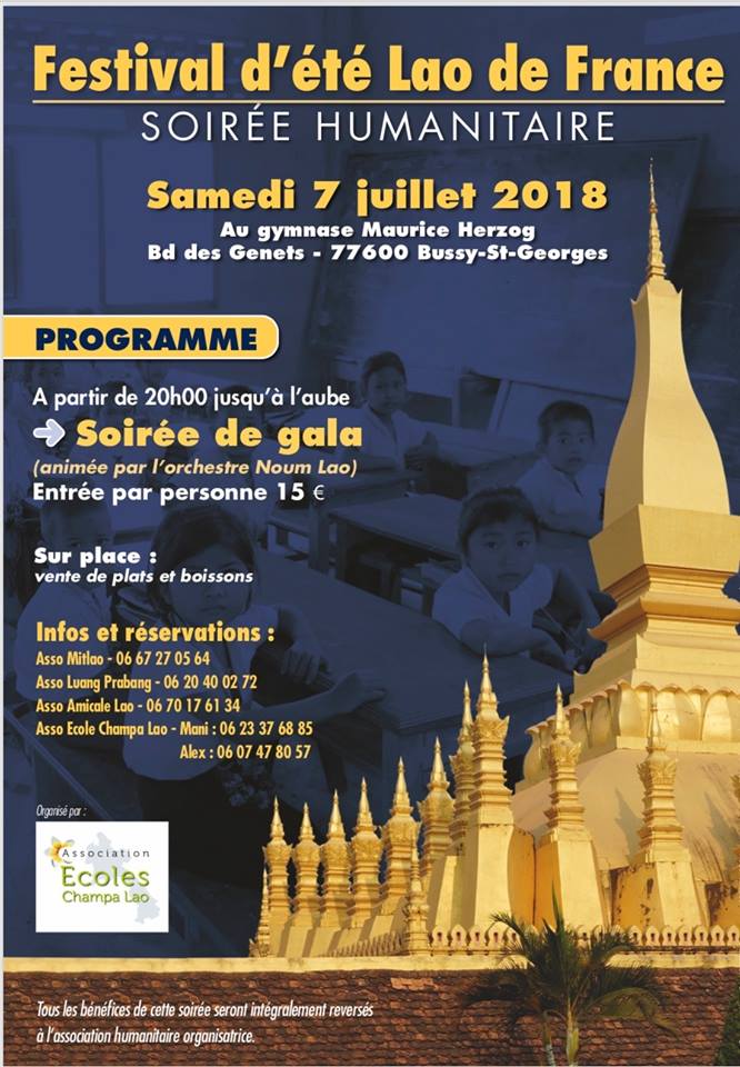 Festival d'été Lao de France - Association Écoles Champa Lao