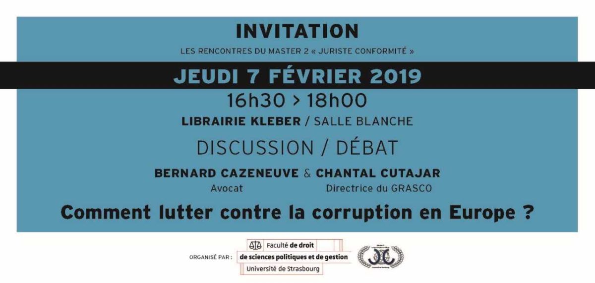 Invitation lutte corruption